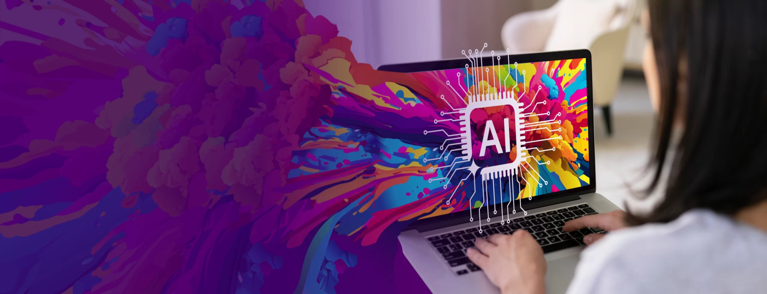 Notebook s barvami a logem Ai